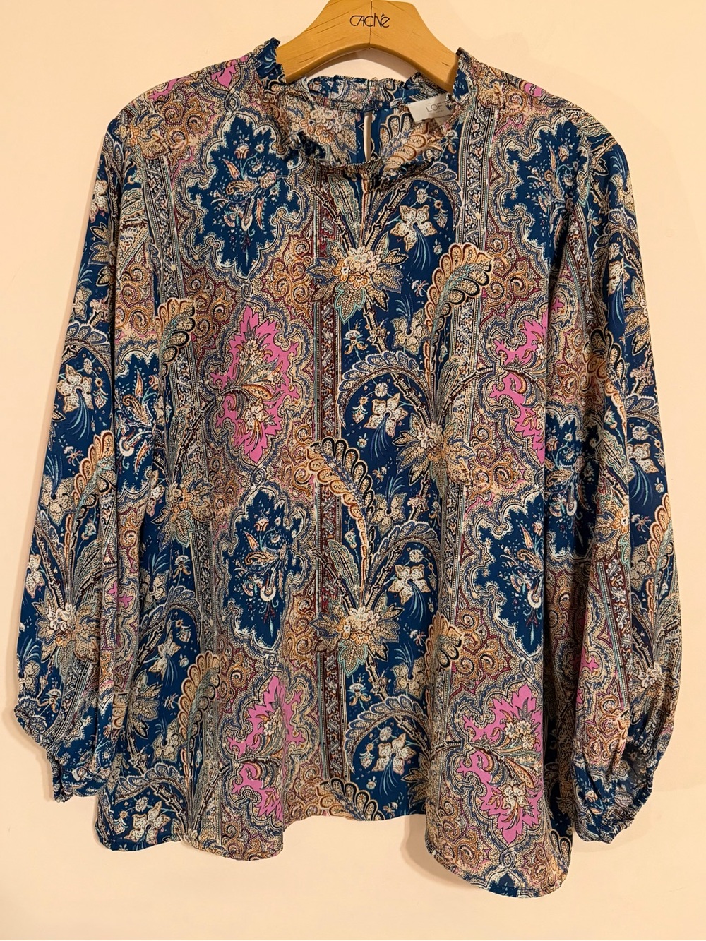 Chiffon Paisley Top